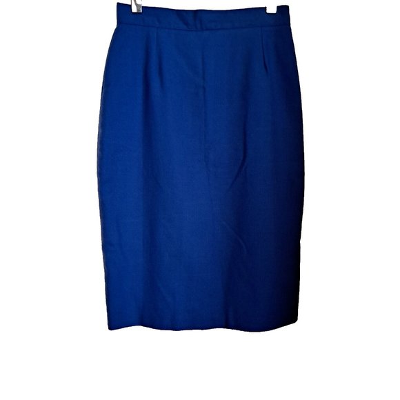 vtg PARISCOPE womens SKIRT Sz 9 or 27w MADE IN CANADA OLD MONEY OFFICE FORMAL - Picture 1 of 8